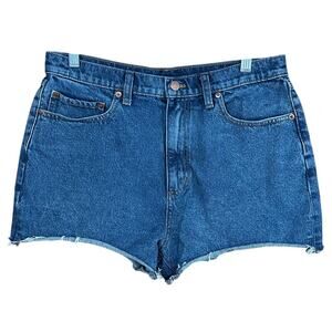 CLEARANCE PINK Victoria’s Secret Cutoff Jean Shorts Size 30 High Rise Raw Hem
